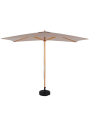 Outdoor Umbrella Wood in Taupe 2X3 meters