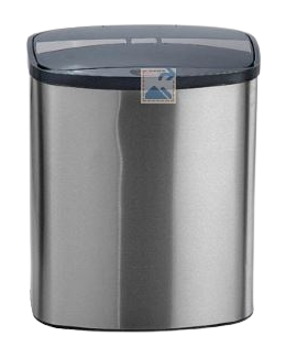 Automatic Brushed Stainless Steel bin (8lt)