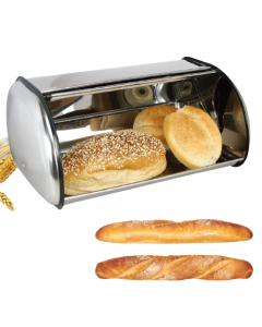 Bread Box - Stainless Steel Polished