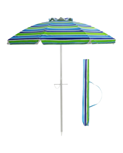Commercial Beach Umbrella 2.4m Stripped 