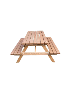 WOODEN A-FRAME PICNIC BENCH – 6 SEATER