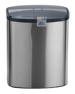 Automatic Brushed Stainless Steel bin (8lt)