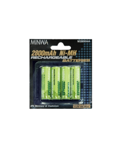 Ni-Mh Rechargable Battery 4 pcs pack AA Size