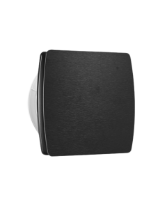 Bathroom Fan W/humidity Sensor 150 Mm Alum. Black