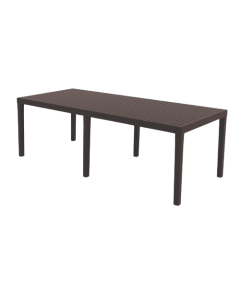 TABLE INDO ANTHRACITE 220X90X72CM