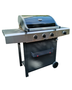 Grill Me 3 Burner Gas Barbecue with side-Burner