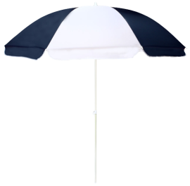 beach umbrella 1.8m Blue/White