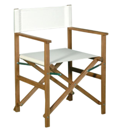 DIRECTOR'S CHAIR JAVA WHITE