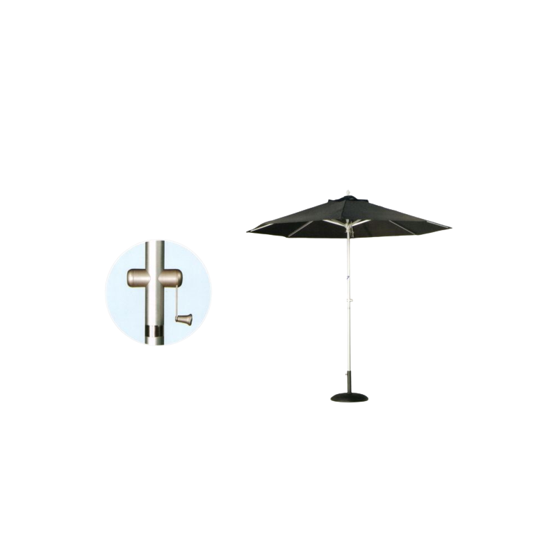 Deluxe Aluminium Parasol 2.5 Meters Round