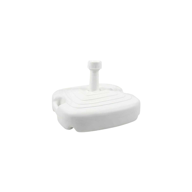 Plastic Water-Fillable Umbrella Base White