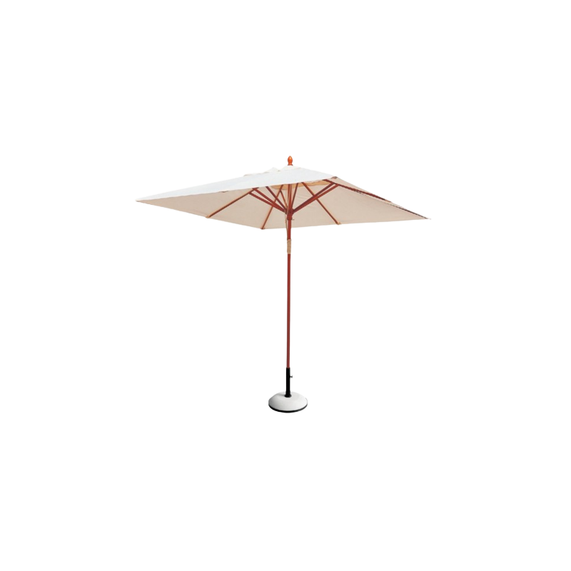 Square shape 2x2 meter parasol - Khaki