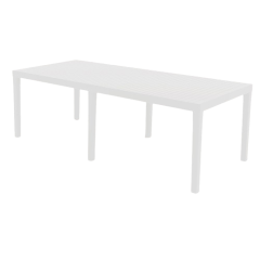 TABLE INDO WHITE 220X90X72CM