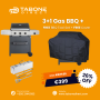 PROMO | Grill Me 3+1 Gas BBQ+ FREE BBQ Tool Set +FREE Cover