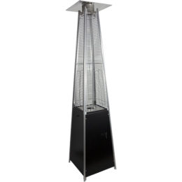 Modern patio heater triangle anthracite